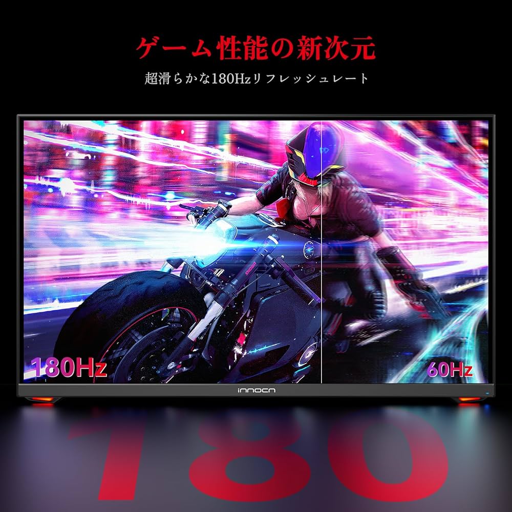 Amazon.co.jp: INNOCN ゲーミングモニター, 24.5インチ, 180Hz